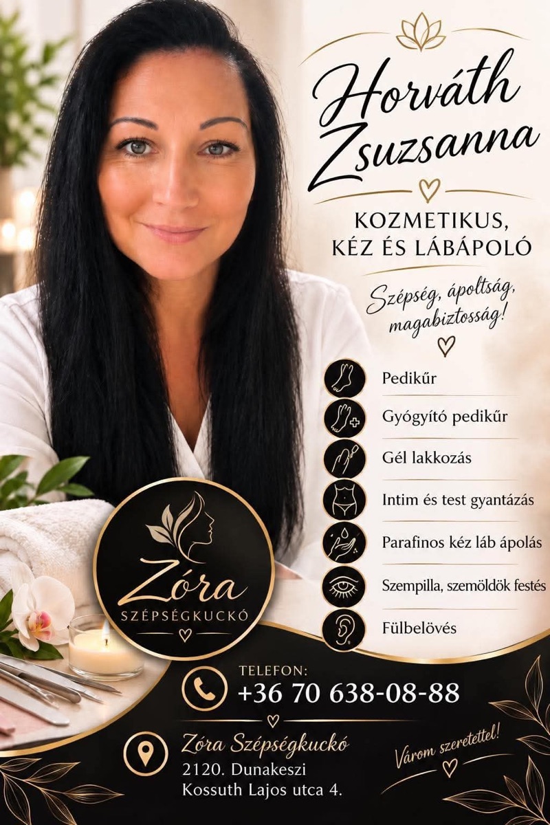 Horváth Zsuzsanna névjegykártyája